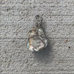 Handmade Wire Wrapped Gemstone Pendant